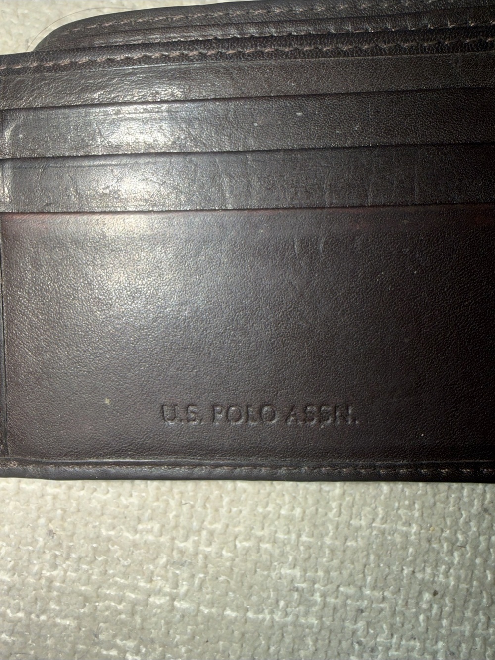 U.S. Polo Assn. Dark Brown Leather wallet
